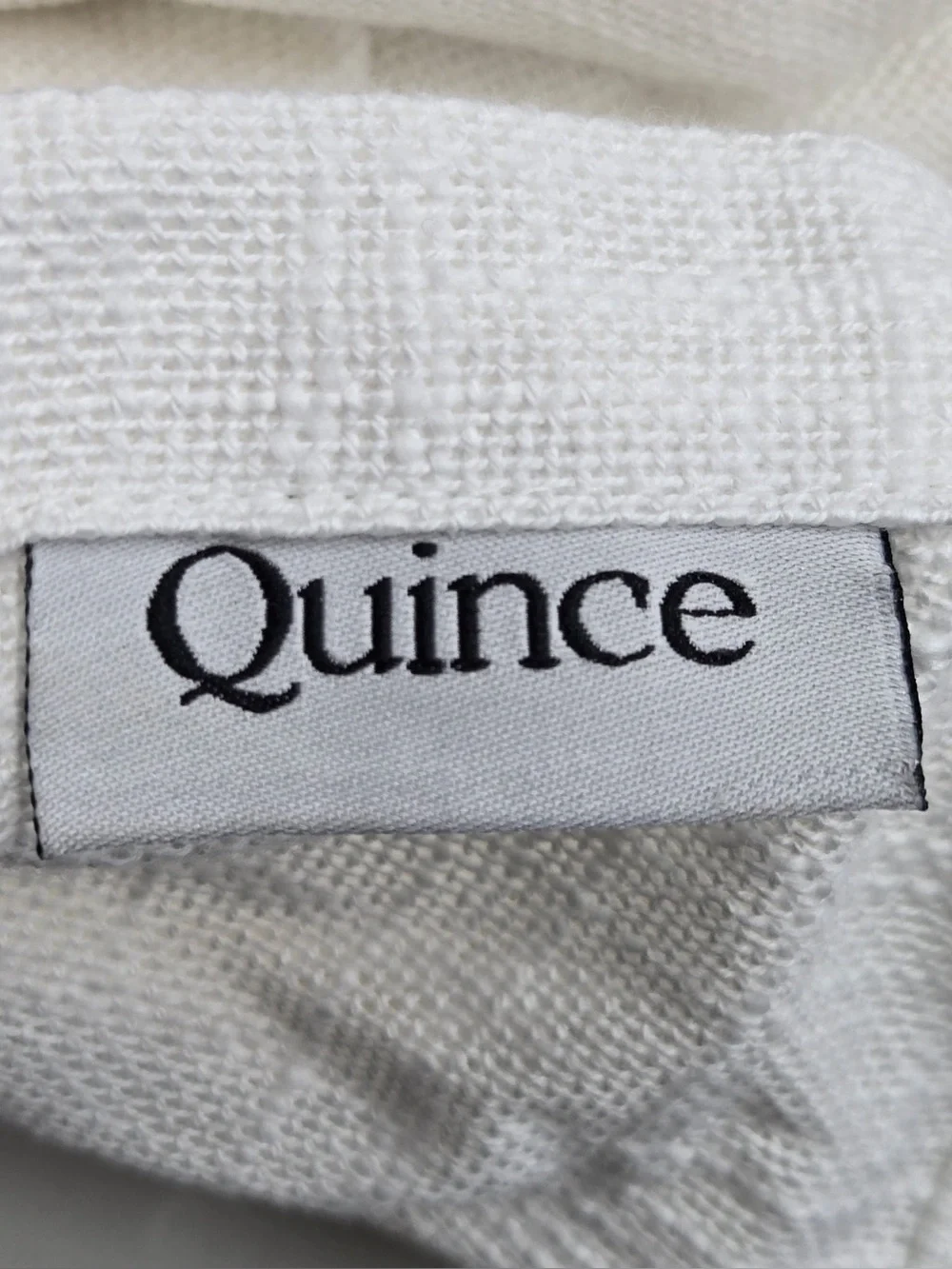 NWT QUINCE Set Of 4 48x96 Cotton Sheer Curtains White 0763